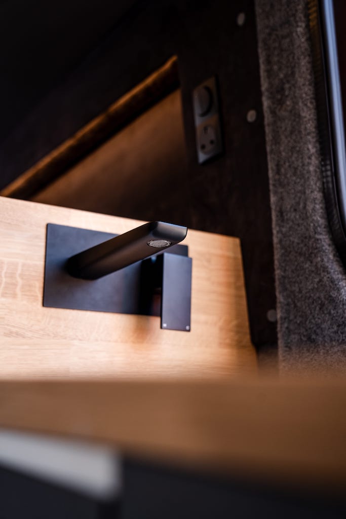 Man TGE Campervan Conversion Black Kitchen Tap