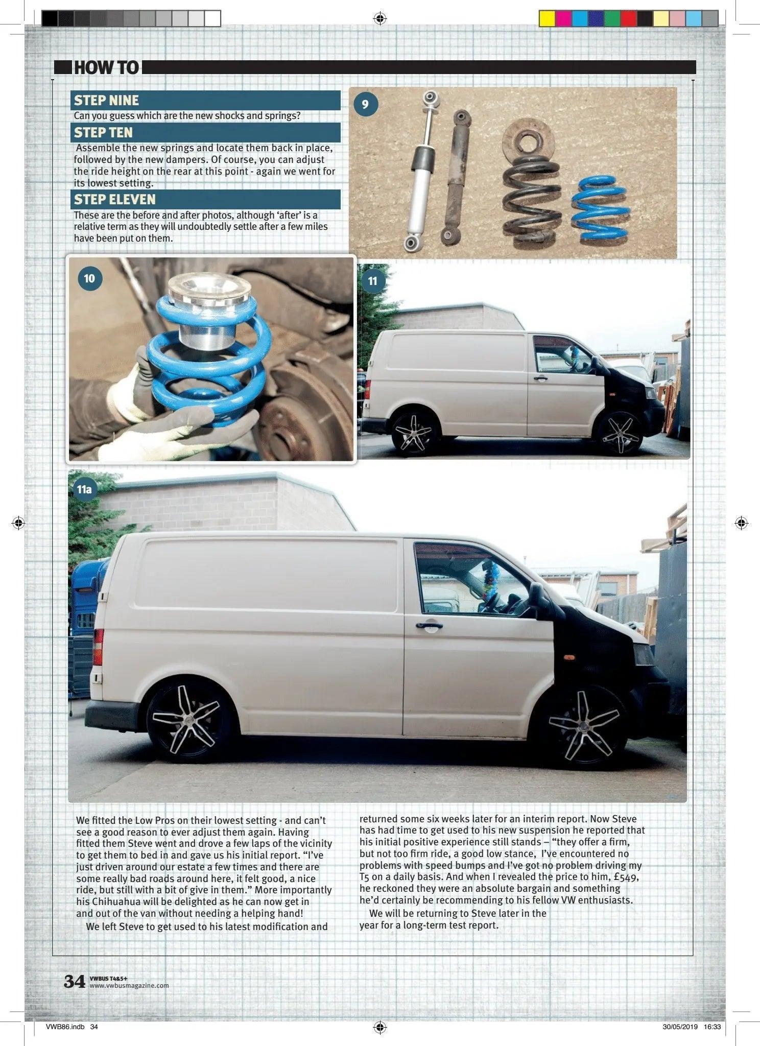Low Pro Adjustable Coilover Kit Low Pro Wildworx | Campervan Conversions, Sales & Accessories