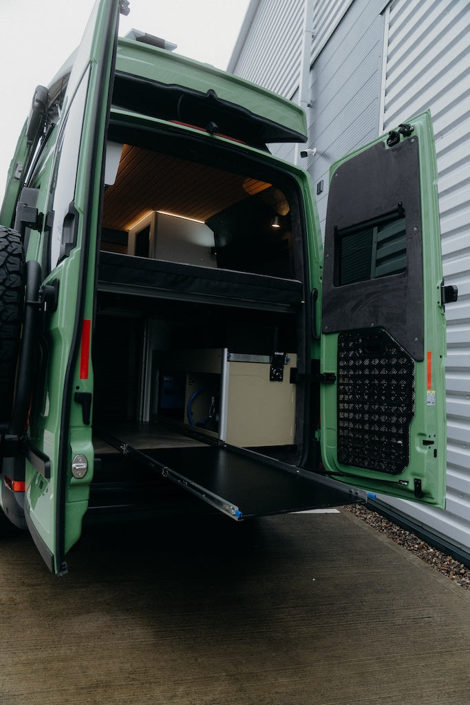 Campervan Conversion MAN TGE Bike Garage