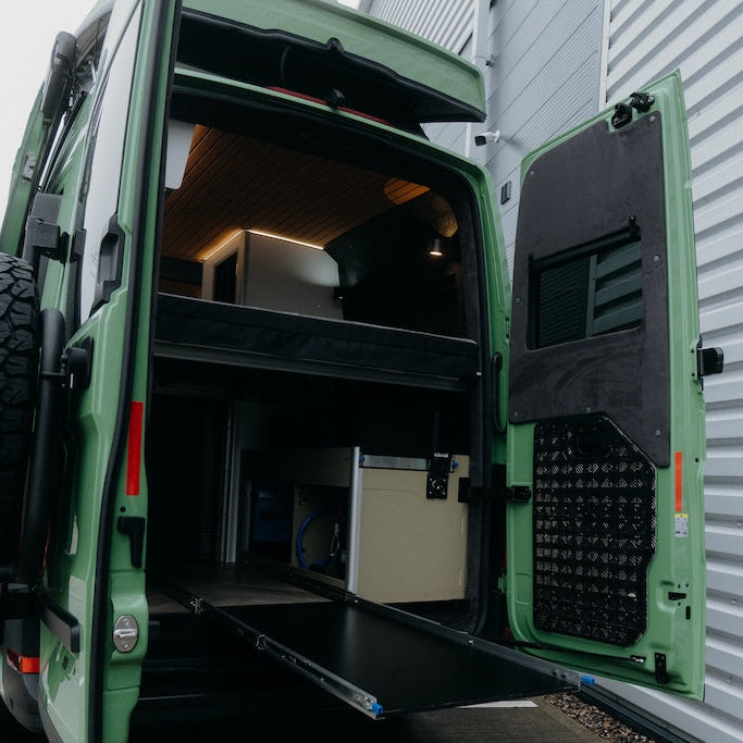Campervan Conversion MAN TGE Bike Garage
