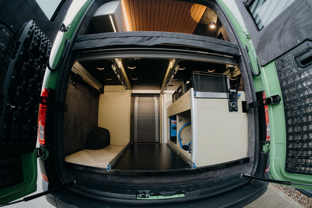 Campervan Conversion MAN TGE Bike Garage