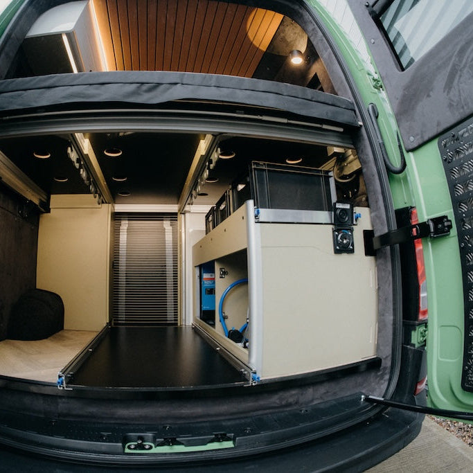 Campervan Conversion MAN TGE Bike Garage