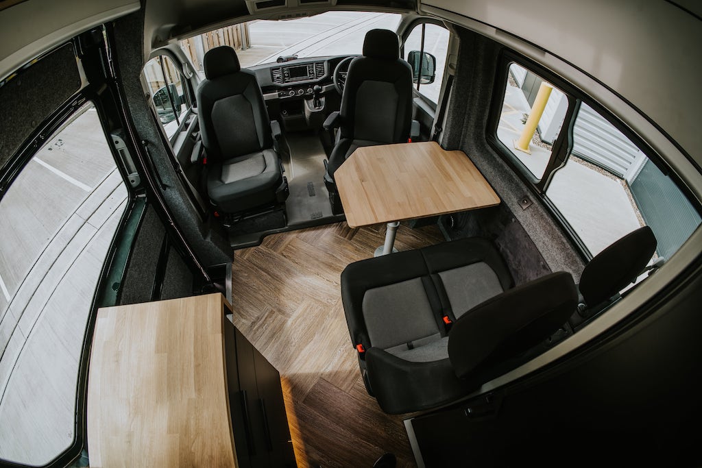 VW Crafter Man TGE Campervan Conversion Interior Kitchen